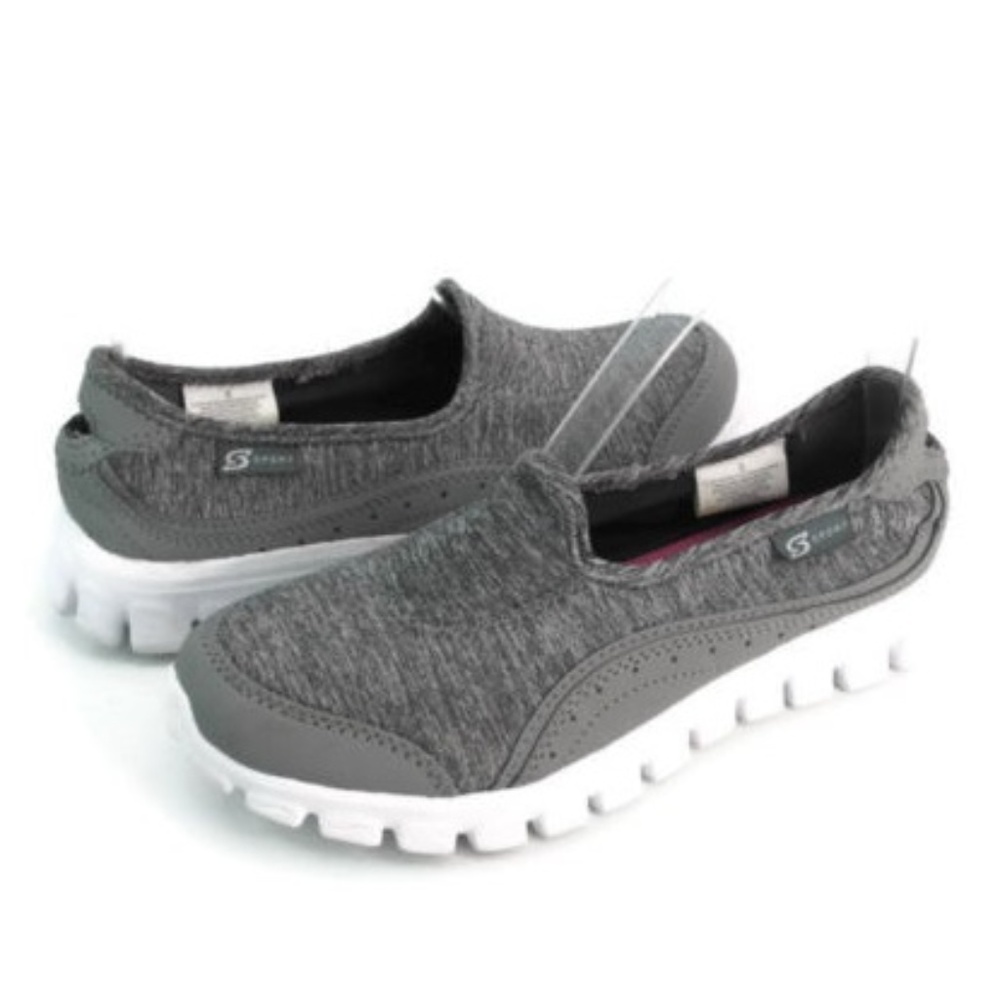 S Sport Women's Gray Running Sneaker Shoes Size 6